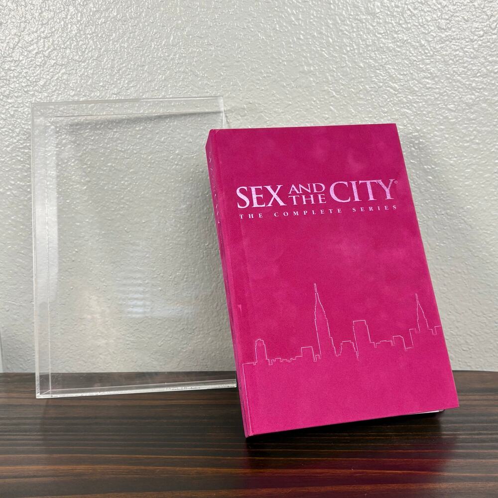 Sex and the City DVD Collection S1-S6 + Bonus Content Pink Texture Media Set Y2k